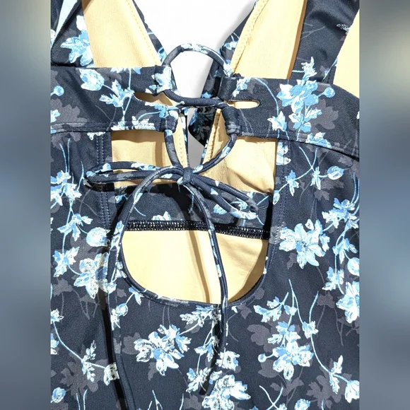 🤰 New NWT A Pea in the Pod Maternity Swimsuit Size M Floral 🌸 - Picture 3 of 11